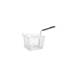 Chef Inox Fry Basket Squ Crm Plated L225Xw200Xh150/Hdl240Mm