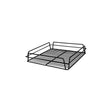Chef Inox Glass Basket Square Blk Pvc 350X350Mm