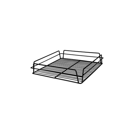 Chef Inox Glass Basket Square Blk Pvc 350X350Mm