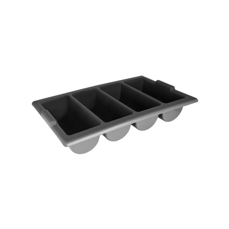 Chef Inox Cutlery Box Grey 4 Compartment L550Xw330Xh100Mm