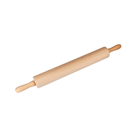Chef Inox Rolling Pin Wood W/S/S Ball Bearings 70X450Mm