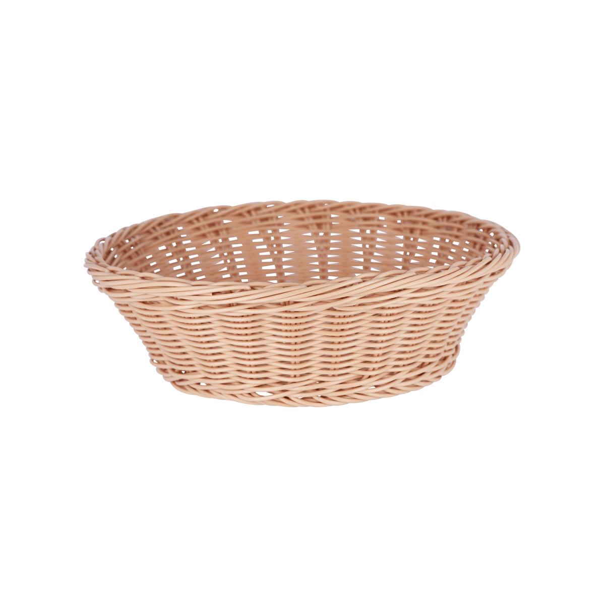 Chef Inox Rnd Bread Basket Tapered Polypropylene 280/95Mm