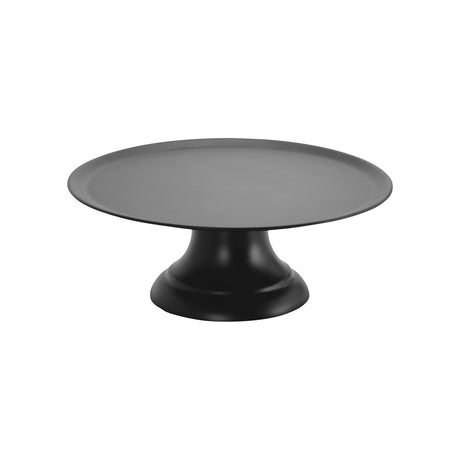 Chef Inox Cake Plate W/Stand Polycarbonate 417X160Mm Black