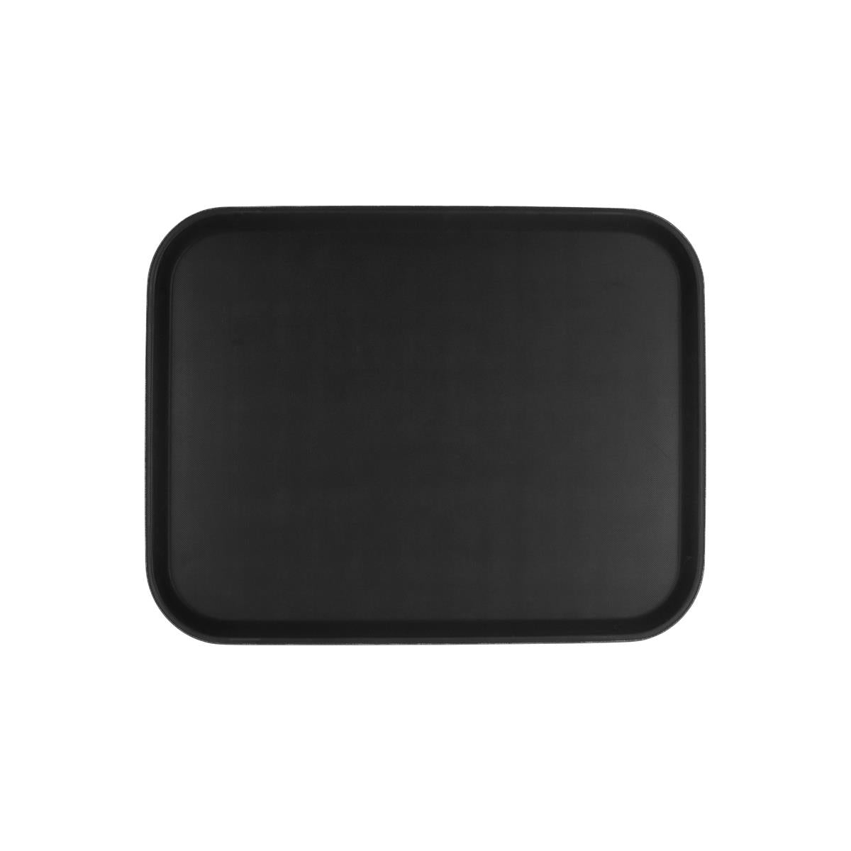 Chef Inox Rect Tray Non Slip Black