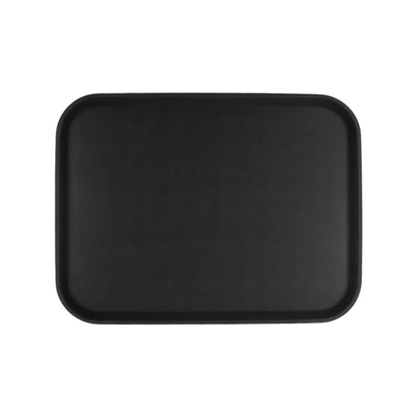 Chef Inox Rect Tray Non Slip Plastic 380X510Mm Black
