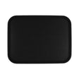 Chef Inox Rect Tray Non Slip Plastic 405X550Mm Black