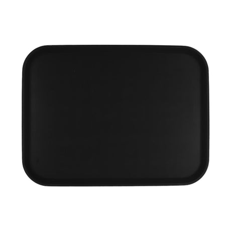 Chef Inox Rect Tray Non Slip Plastic 405X550Mm Black