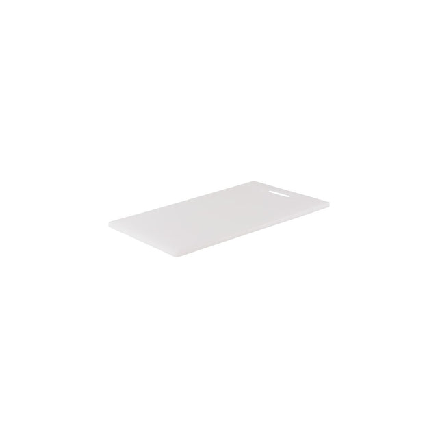 Chef Inox Cutting Board Haccp W/Hdl Pe 205X355X12Mm White