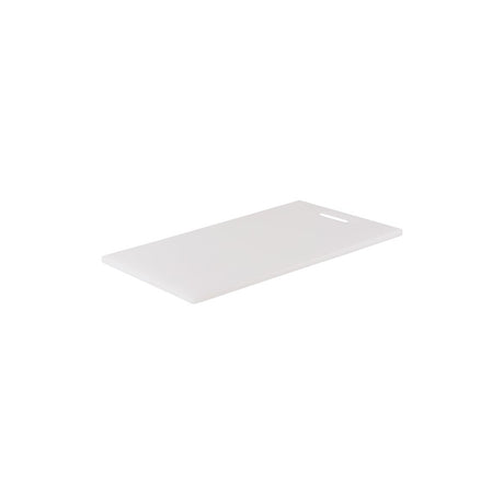 Chef Inox Cutting Board Haccp W/Hdl Pe 250X400X12Mm White