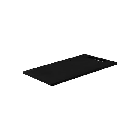 Chef Inox Cutting Board Haccp W/Hdl  Pe 300X450X12Mm Black