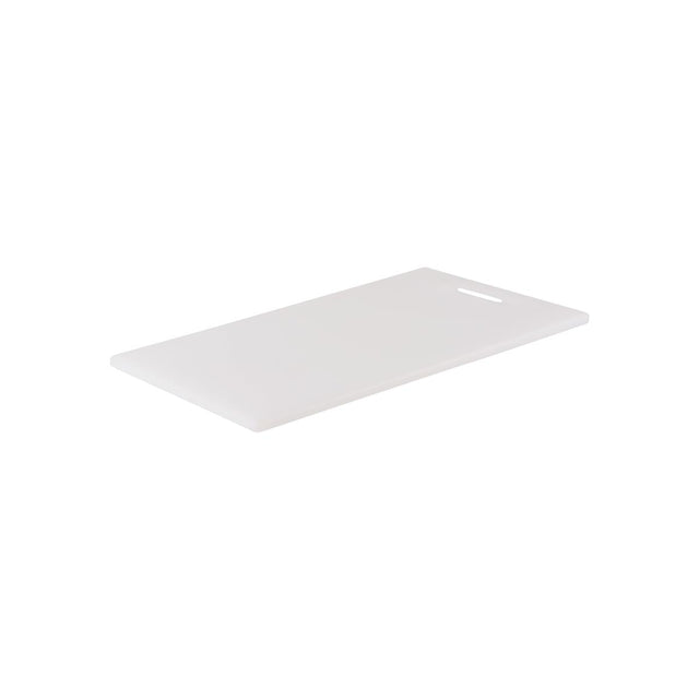Chef Inox Cutting Board Haccp W/Hdl Pe 300X450X12Mm White