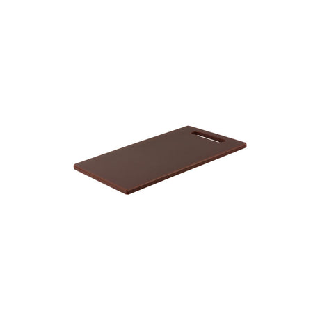 Chef Inox Cutting Board Haccp W/Hdl Pe 250X400X13Mm Brown