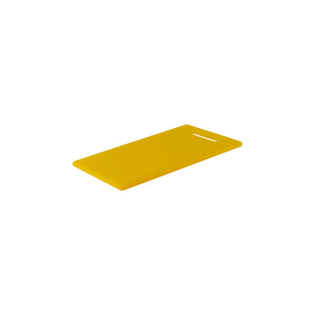 Chef Inox Cutting Board Haccp W/Hdl Pe 250X400X13Mm Yellow