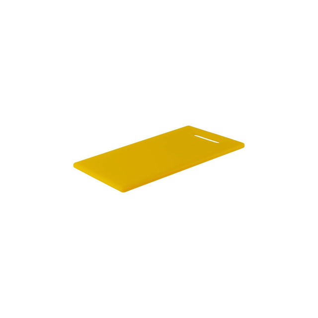 Chef Inox Cutting Board Haccp W/Hdl Pe 250X400X13Mm Yellow