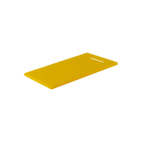 Chef Inox Cutting Board Haccp W/Hdl Pe 300X450X12Mm Yellow