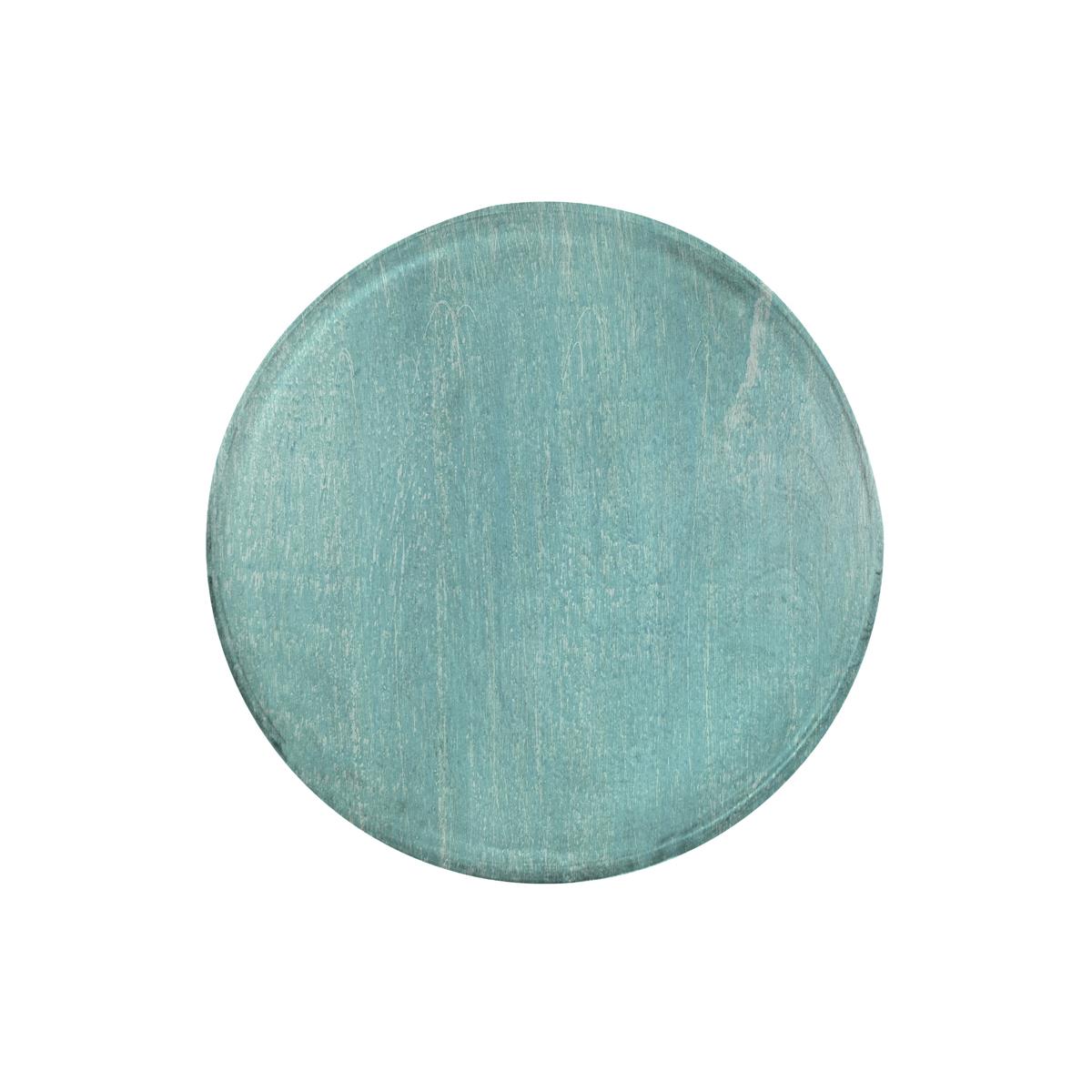 Chef Inox Round Serving Board Mangowood 300x15mm