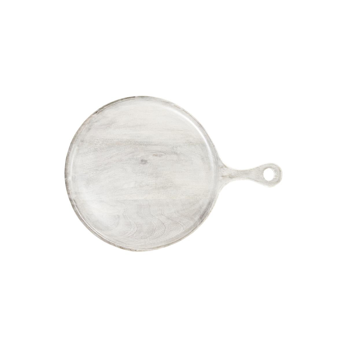 Chef Inox Rnd Serving Board W Hdl Mangowd