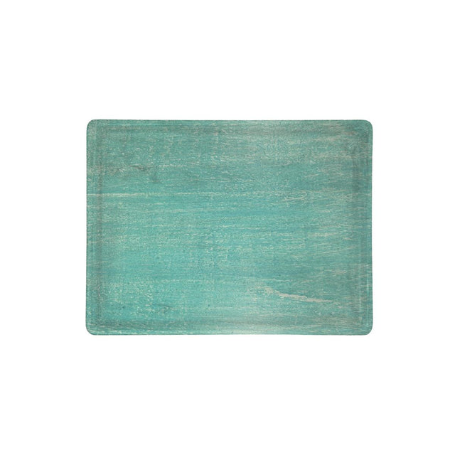 Chef Inox Rect Serving Board  Mangowood 360X180X15Mm Aqua