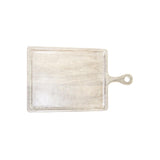 Chef Inox Rect Serving Board W/Hdl Mangowd 300X400X200Mm Whi