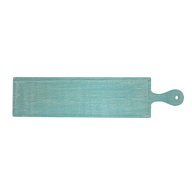 Chef Inox Rect Serving Board W/Hdl Mangowd 670X850X200Mm Aqu