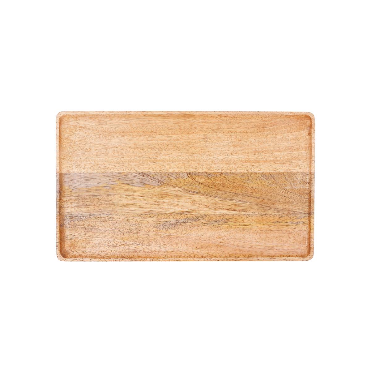Chef Inox Rect Serving Board Mangowood Natural