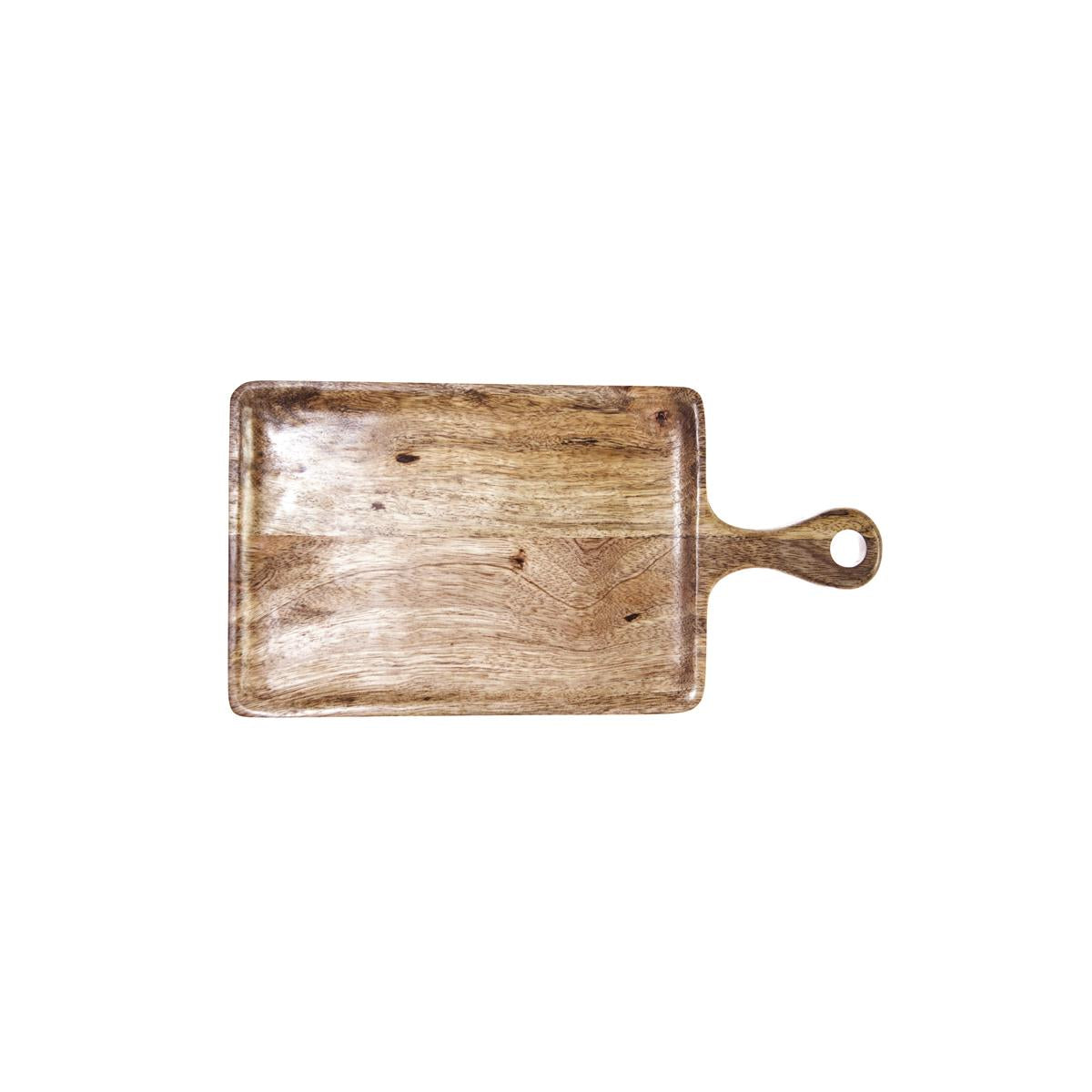 Chef Inox Rect Serving Board Mangowood Natural