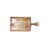 Chef Inox Rect Serving Board Mangowood Natural