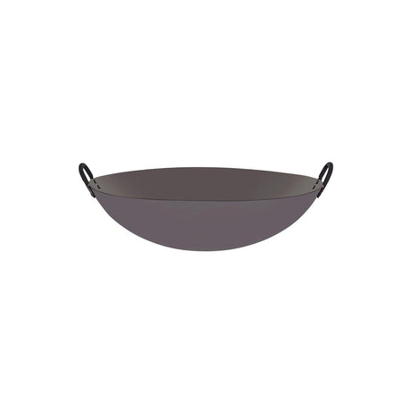 Chef Inox Wok Cast Iron W/Rnd Bottom & 2 Hdls 400Mm/16"