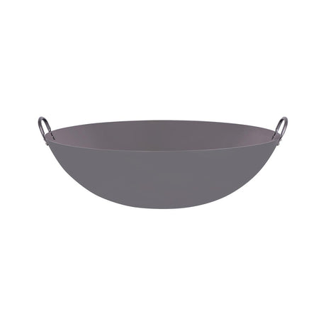 Chef Inox Wok Cast Iron W/Rnd Bottom & 2 Hdls 500Mm/20"