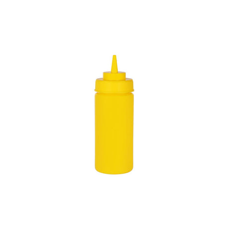 Chef Inox Squeeze Bottle Wide Mouth Pp 480Ml/16Oz Yellow