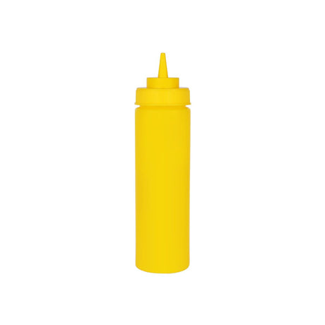 Chef Inox Squeeze Bottle Wide Mouth Pp 720Ml/24Oz Yellow