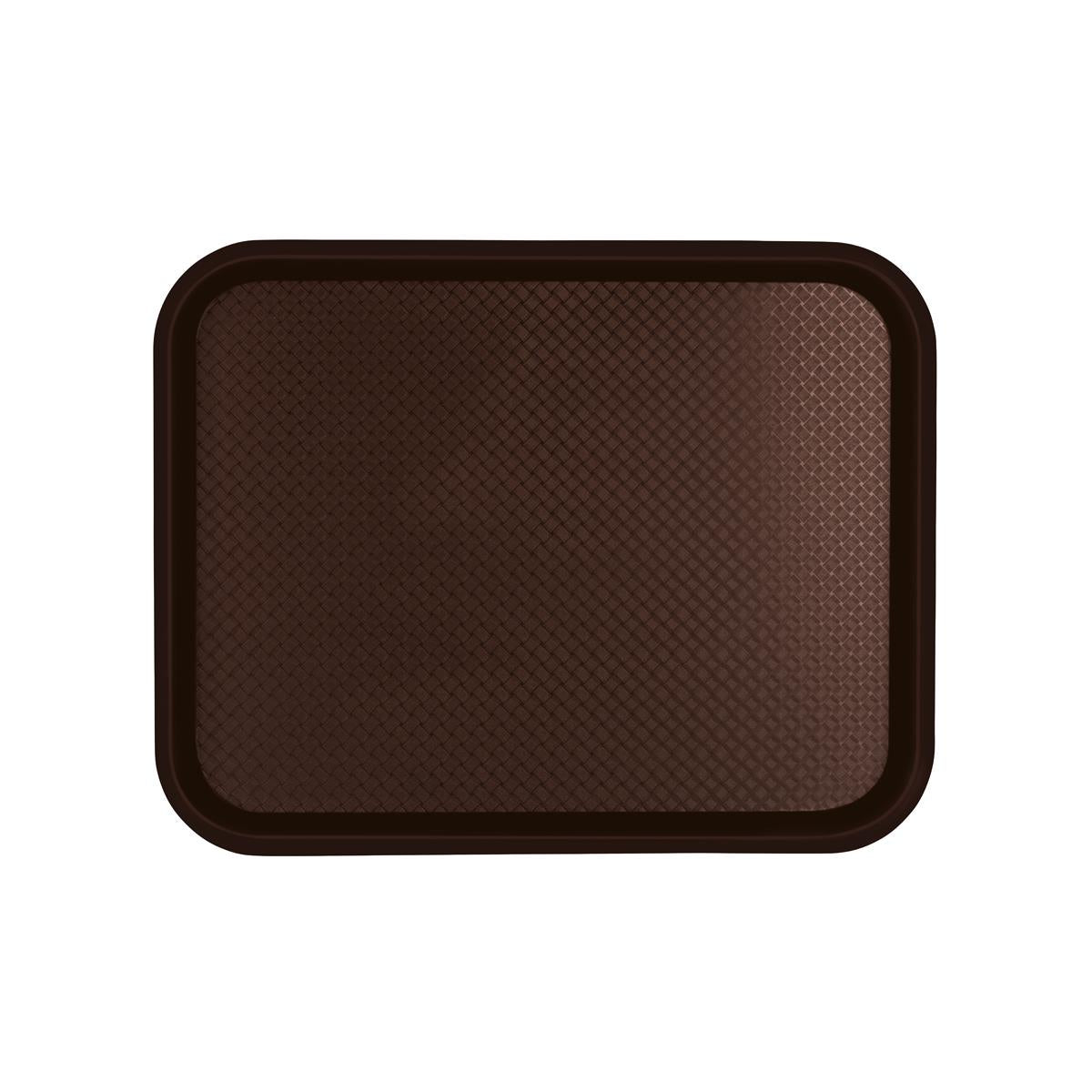 Chef Inox Plastic Tray Polyprop 450X350X23Mm Brown