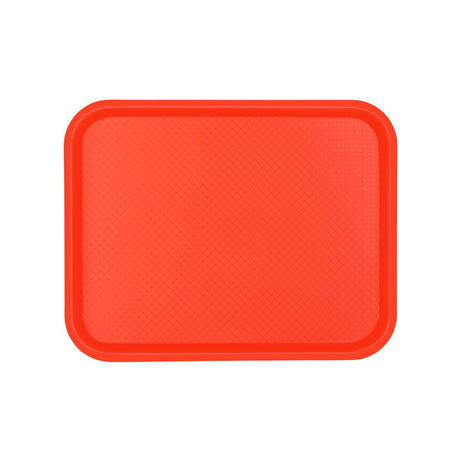 Chef Inox Plastic Tray Polyprop 450X350X23Mm Red