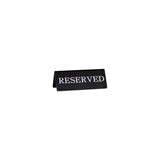 Chef Inox Sign "Reserve" Double-Side Blk 15x5mm (Sold in sets of 10)