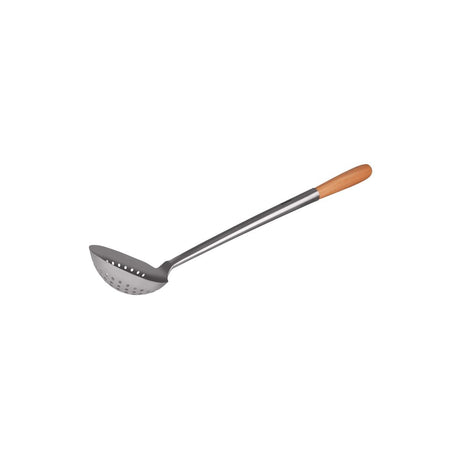 Chef Inox Bowl Skimmer S/S Wooden Handle 145X405Mm