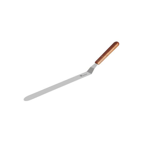 Chef Inox Spatula Crank S/S W/Wooden Hdl 300X44Mm 12"/440Mm