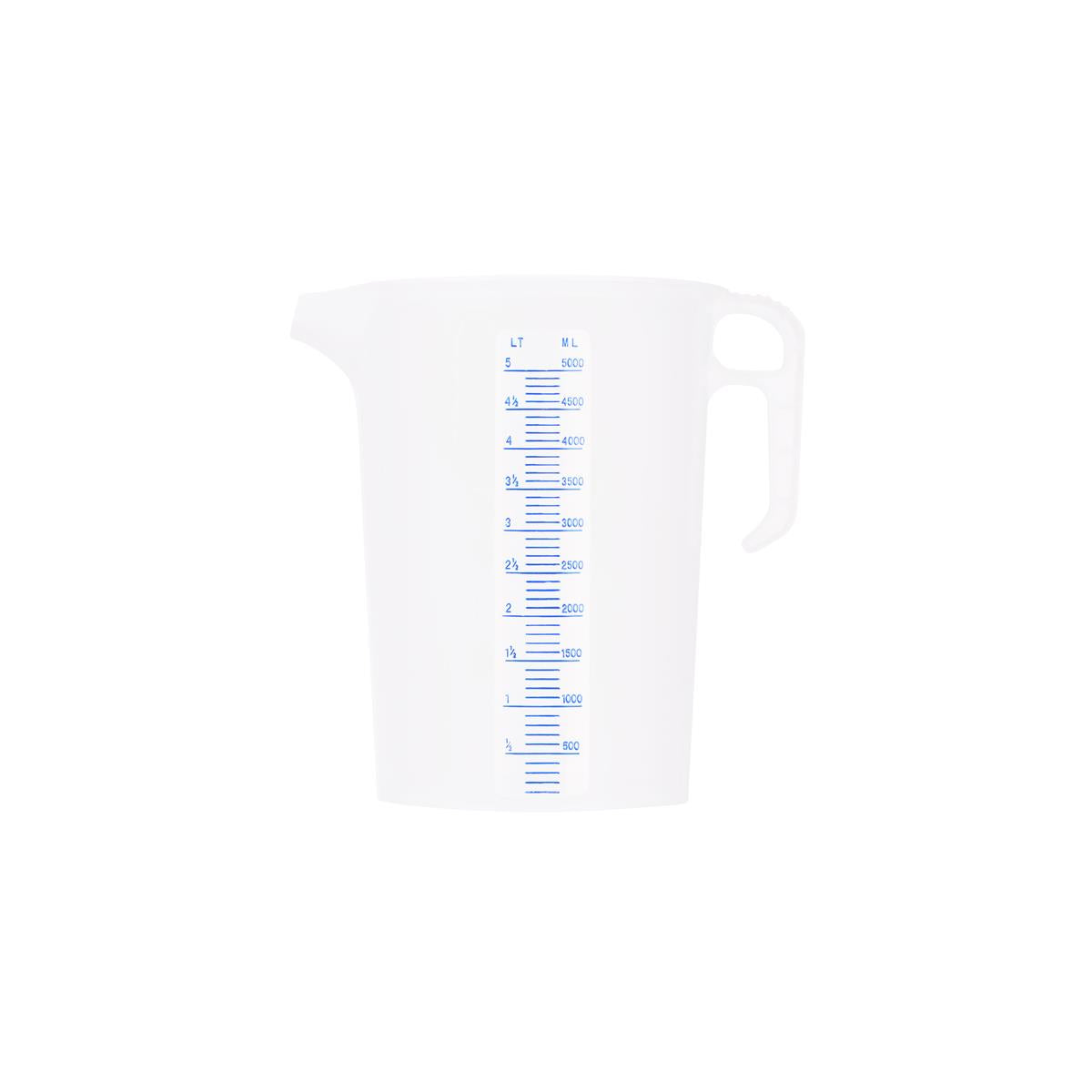 Chef Inox Blue Scale Pp Themo Measuring Jug-5.0Lt