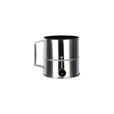 Chef Inox Flour Sifter Crank Hdl 18/10 8 Cup 155X165Mm