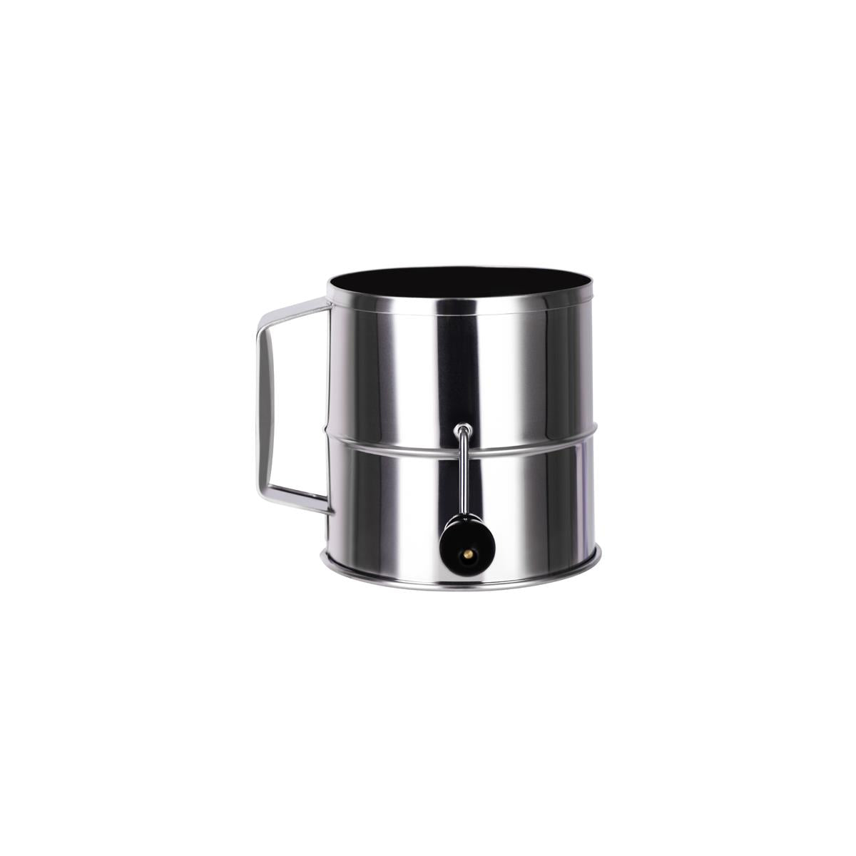 Chef Inox Flour Sifter Crank Hdl 18 10 Cup