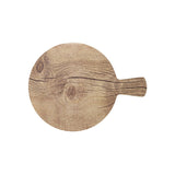 Chef Inox Round Pizza Board Ma Oak Wood Effect