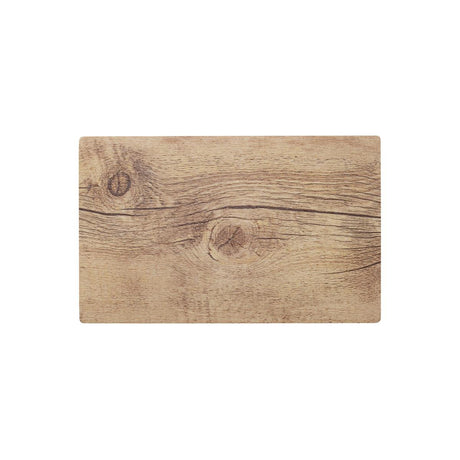 Chef Inox Rect Pizza Board Ma 410X255Mm Oak Wood Effect