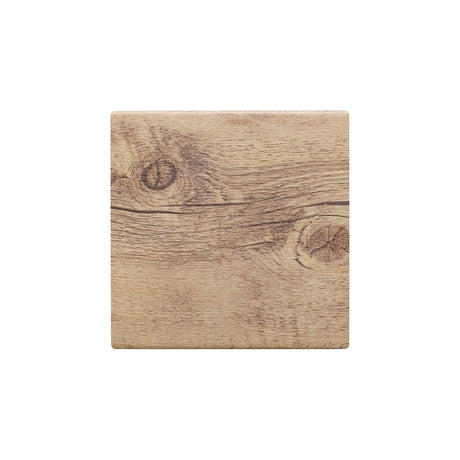 Chef Inox Square Pizza Board Ma 310X310Mm Oak Wood Effect