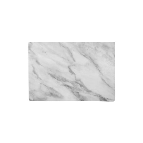 Chef Inox Pizza Brd Rect Melamine 410X255Mm Marble Effect