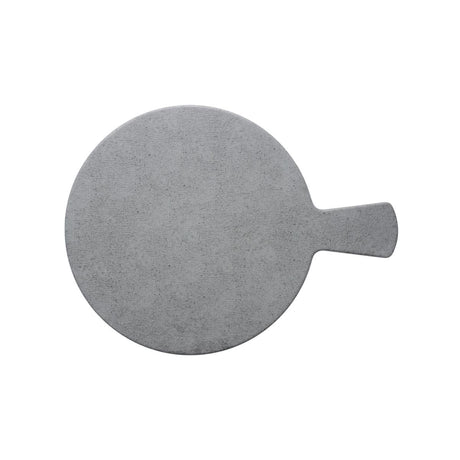 Chef Inox Pizza Brd Rnd W/Hdl Melamine 372Mm Lightgrey Slate