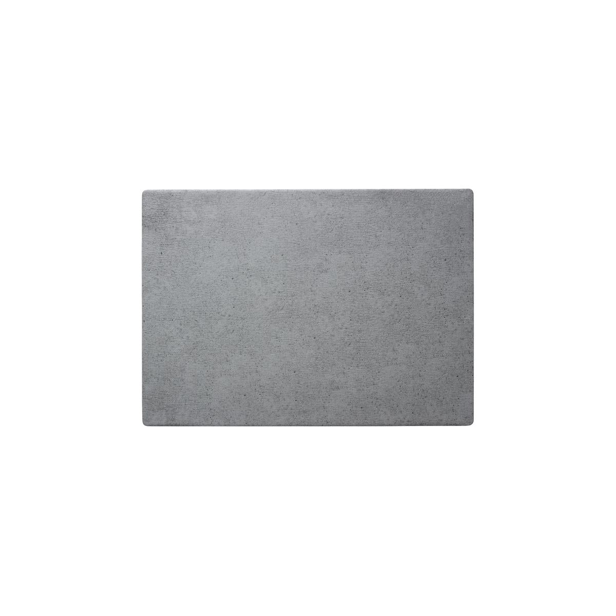 Chef Inox Pizza Brd Rect Melamine 360X255Mm Light Grey Slate