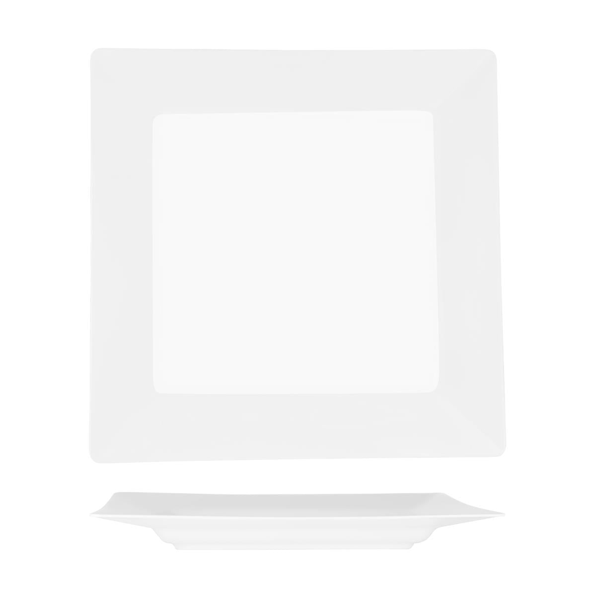 Superware Square Plate W Rim (Sold in sets of 6)
