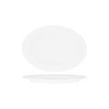 Superware Oval Platter Rimmed White (Sold in sets of 12)