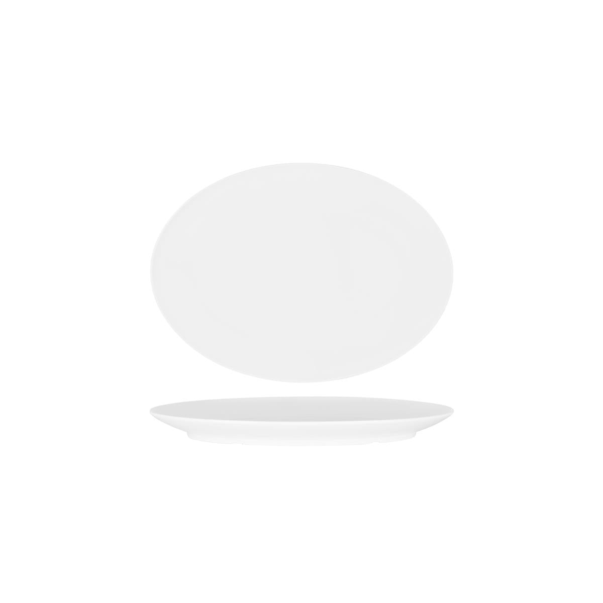 Superware Oval Platter Coupe White (Sold in sets of 12)