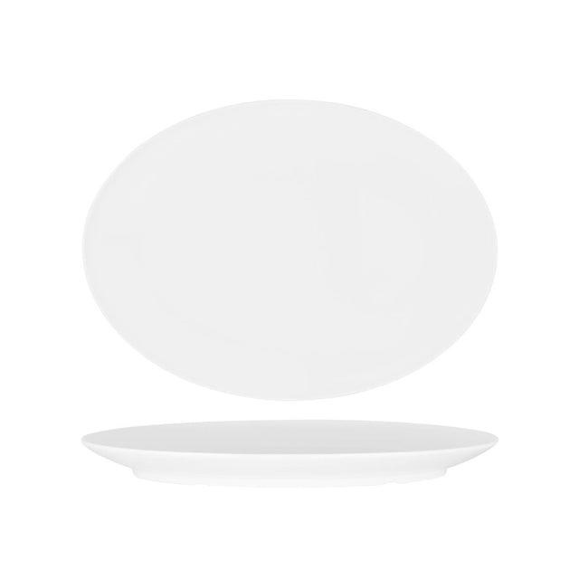Superware Oval Platter 360Mm Coupe White