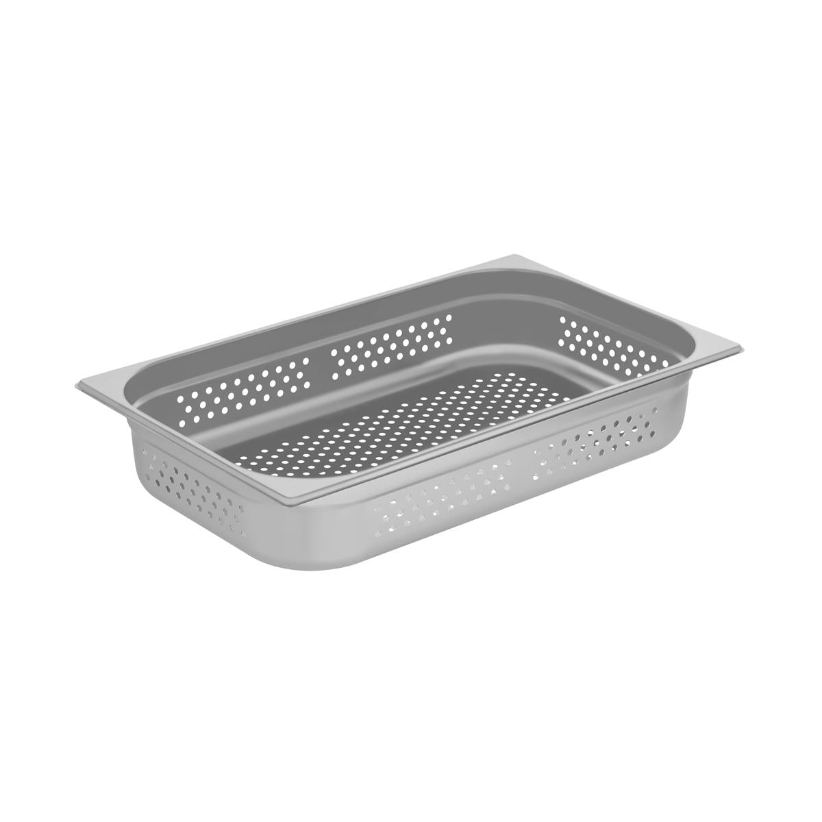 Chef Inox Anti-Jam Perf Steam Pan 1/1 530x325x100mm 13.7L (Sold in sets of 6)